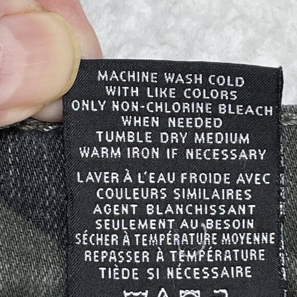 Hudson Jeans Womens Sz 27 Green Camo Nico Super Skinny Ankle Mid Rise 28x27 - Picture 11 of 12